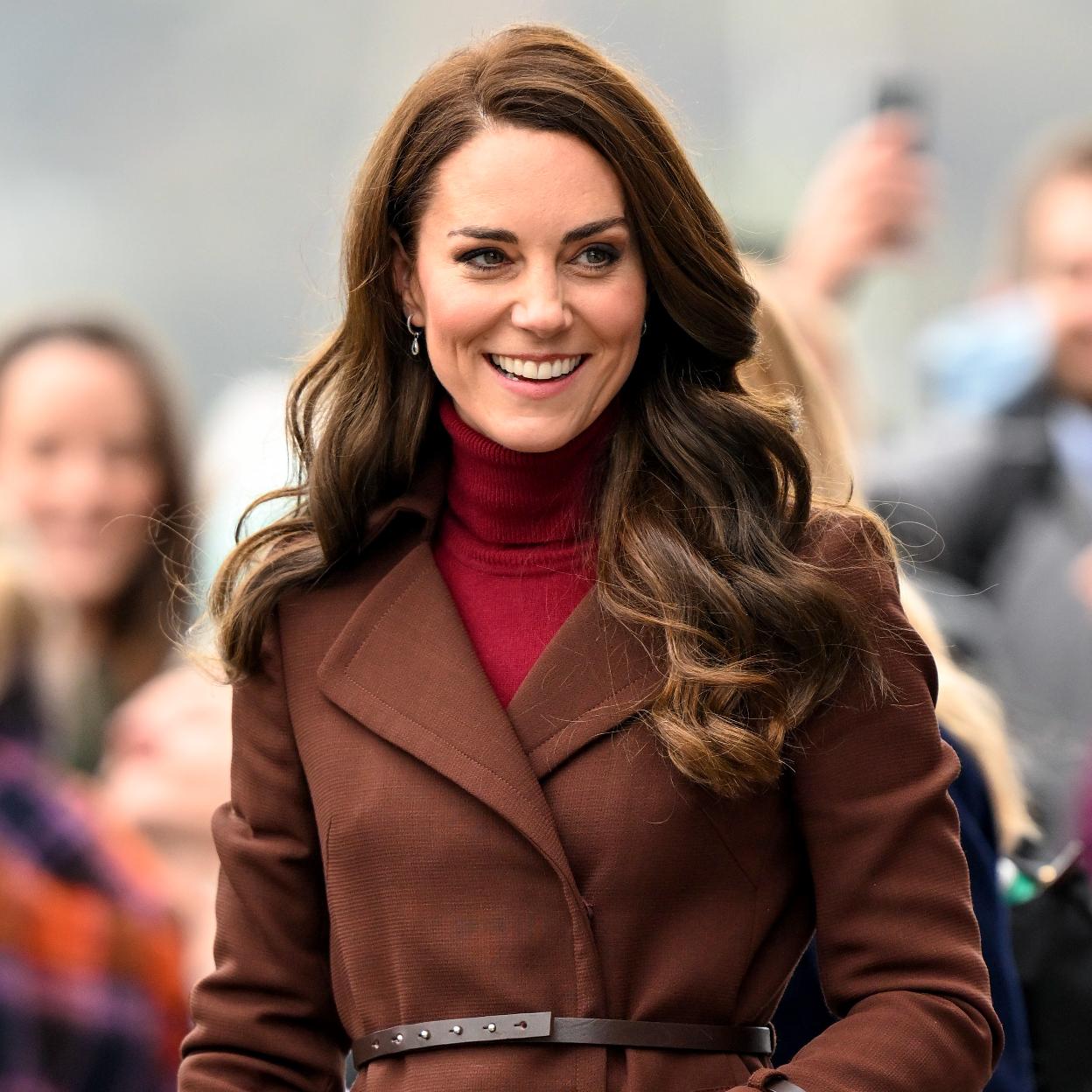 Kate Middleton en el anuncio de su concierto de Navidad. 