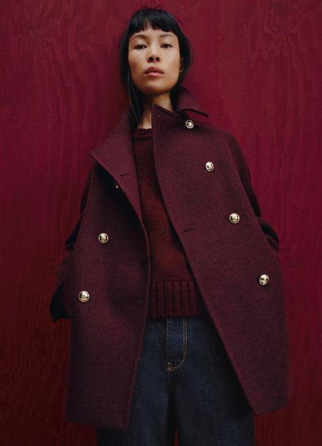 Imagen - Abrigo burdeos de Zara (69,99 euros)