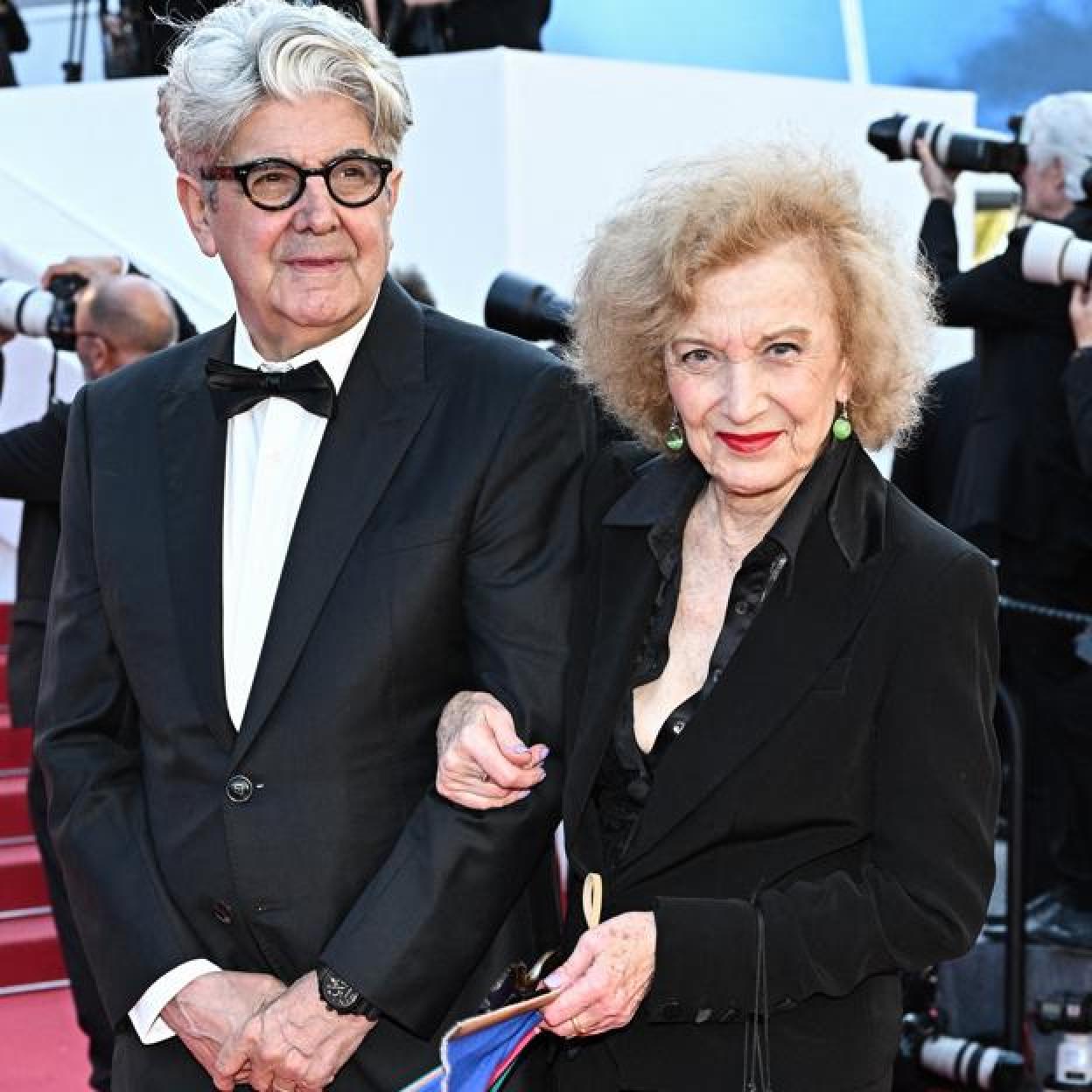 Chema Prado y Marisa Paredes, en el Festival de Cannes. 