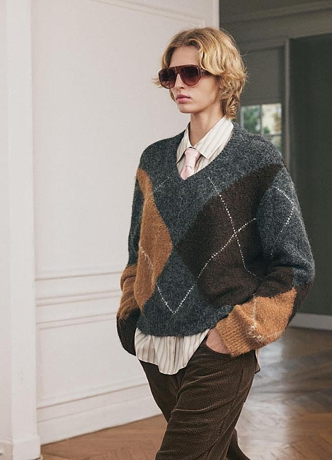 Imagen - Jersey de rombos estilo retro