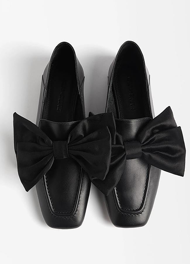 Imagen - Mocasines en negro con detalle de lazo de Parfois.