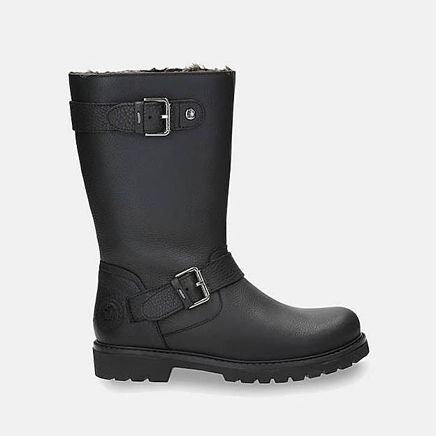 Botas de mujer en piel con forro de pelo sintético (119€ en EL Corte Inglés)