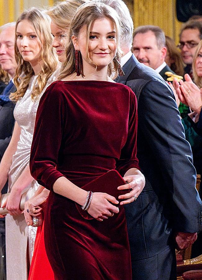 Imagen - Elisabeth de Bélgica con un vestido de terciopelo. / GTRES