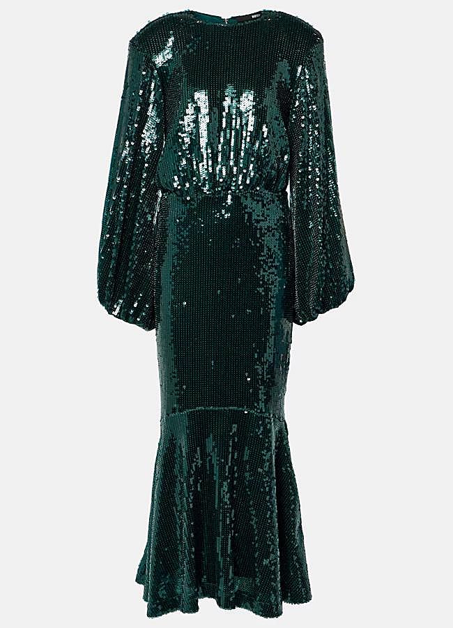 Imagen - Vestido de lentejuelas en verde de Rotate.