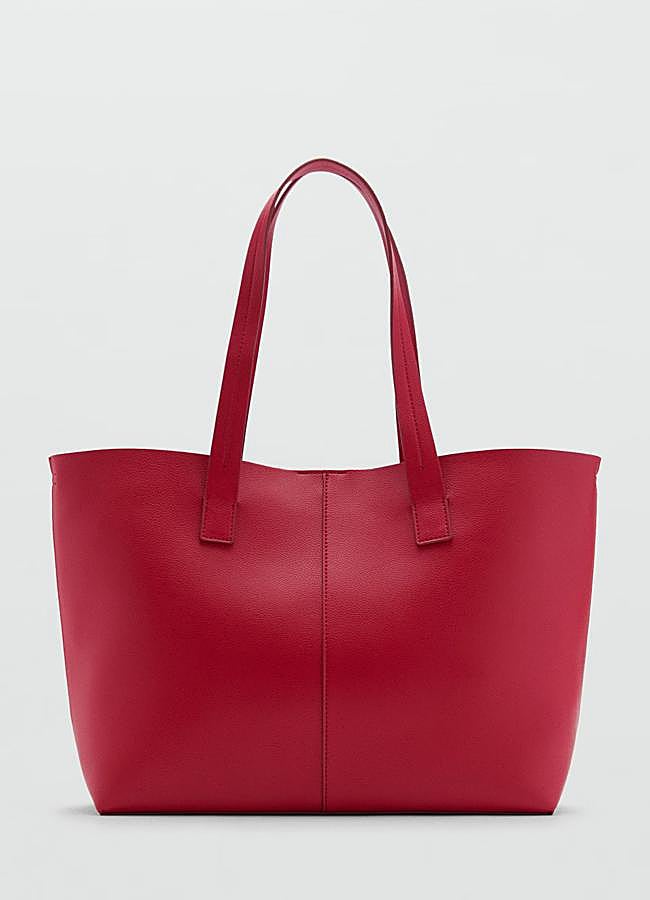 Imagen - Bolso shopper en rojo de Mango (25,99 euros).