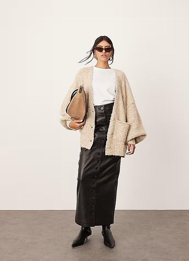 Imagen - Chaqueta de punto grueso bouclé oversize