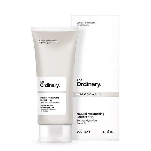 Natural Moisturizing Factors + HA de The Ordinary. Precio: 15,50 euros