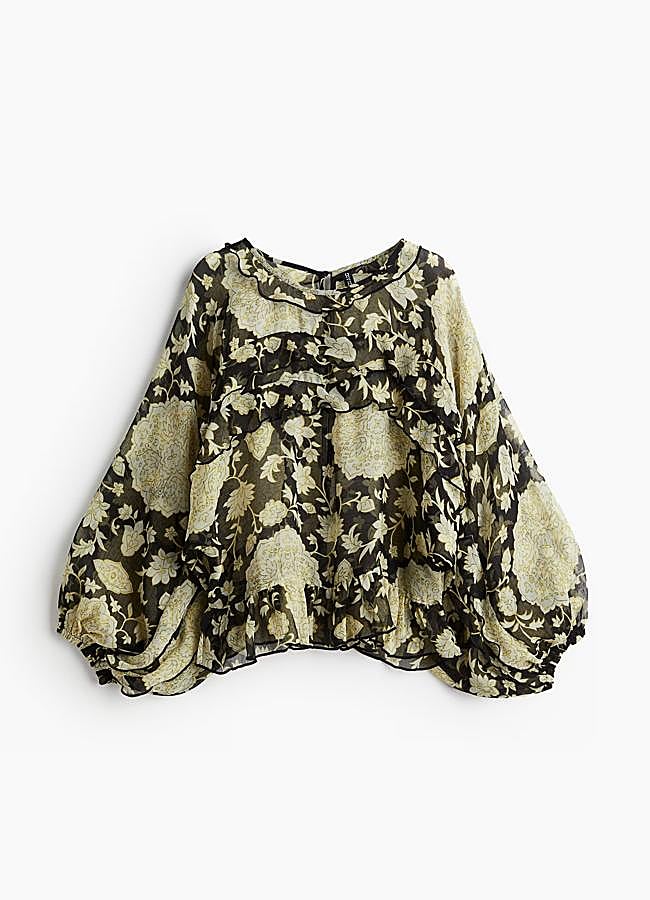 Imagen - Blusa de volantes de H&M, 22,99 euros.