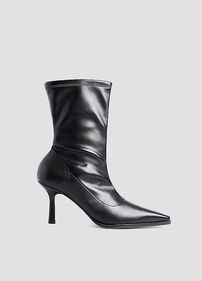 Imagen - Botines con punta cuadrada tipo sock