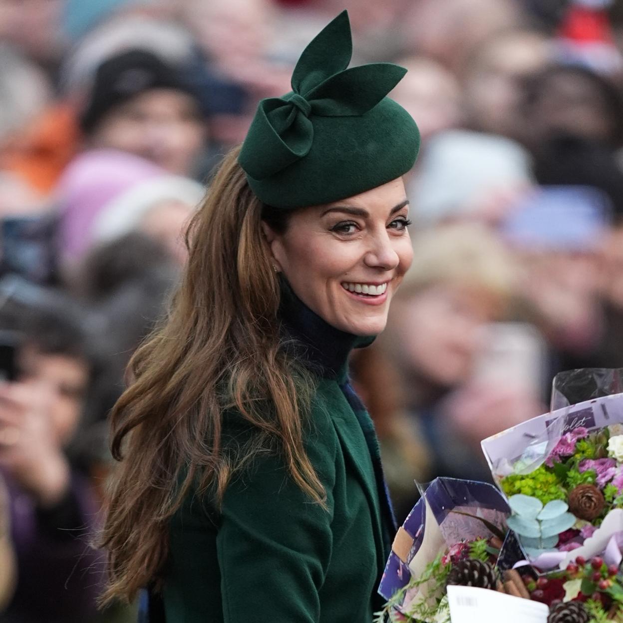 Kate Middleton en la misa de Navidad