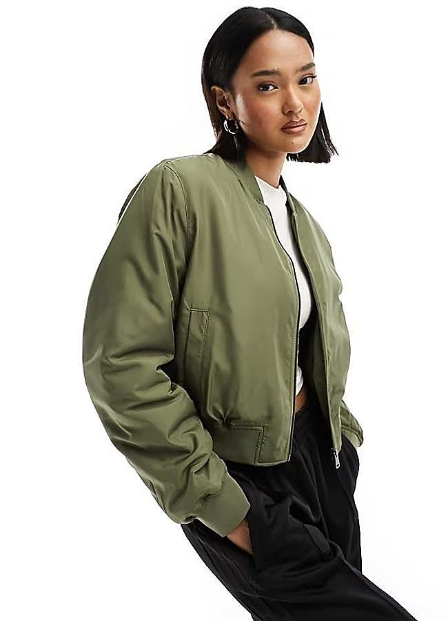 Imagen - Cazadora bomber en tejido técnico khaki