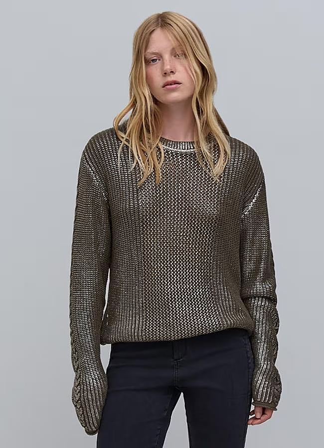 Imagen - Jersey metalizado de IKKS, 93 euros.