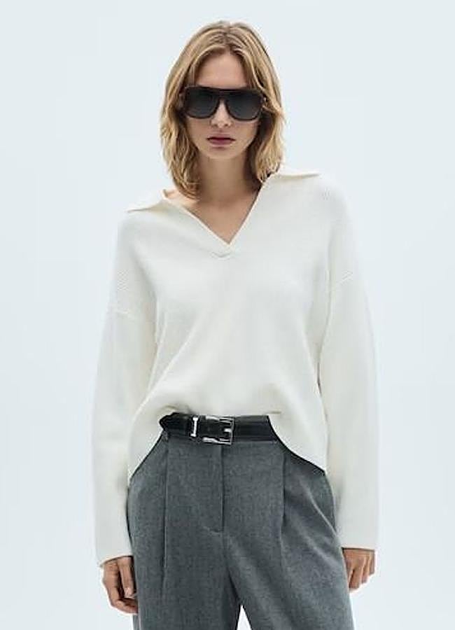 Imagen - Jersey polo con cuello de pico