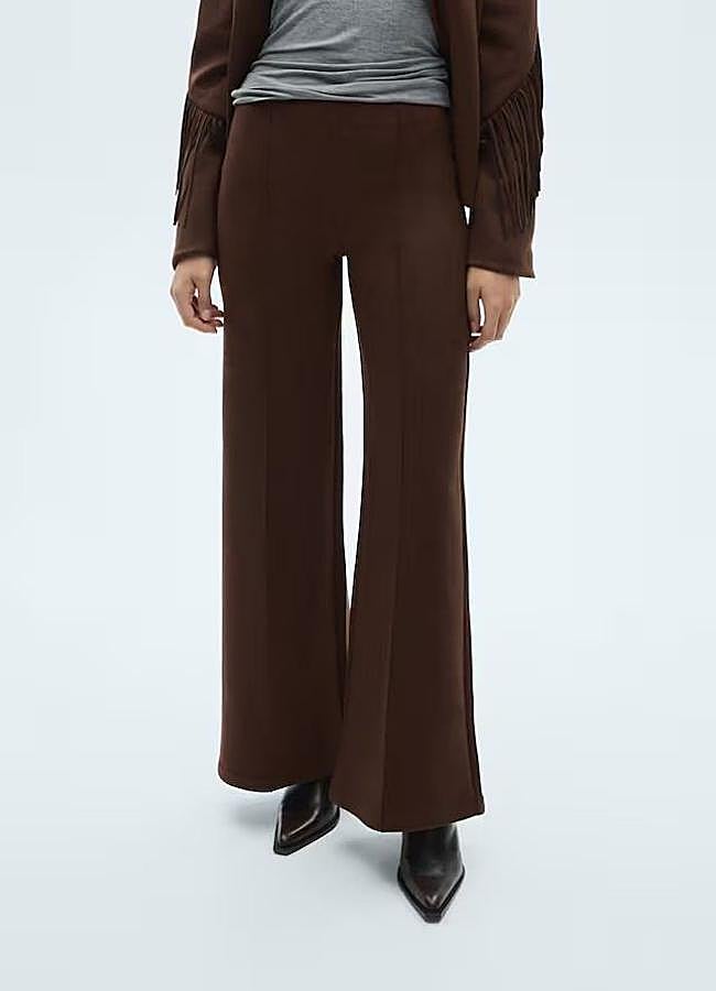 Imagen - Pantalones de ante marrón chocolate