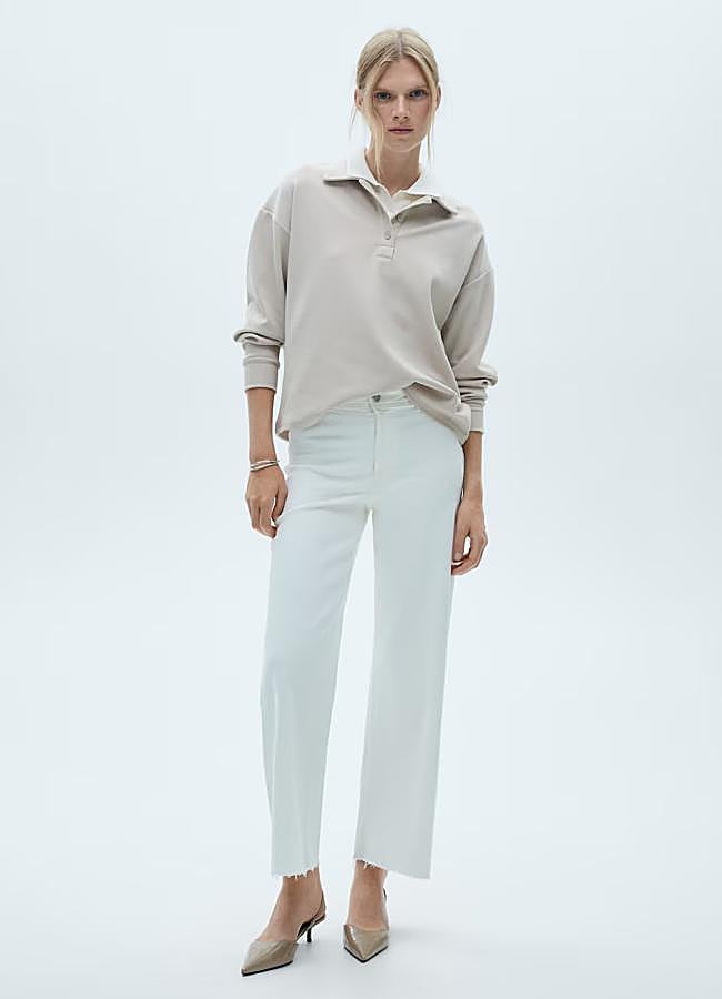 Imagen - Vaqueros culotte de tiro alto de Mango. Foto: Mango.