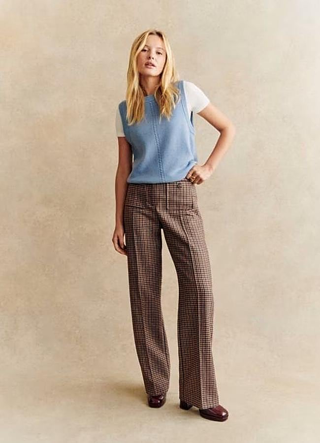 Imagen - Pantalones de cuadros en tejido de lana