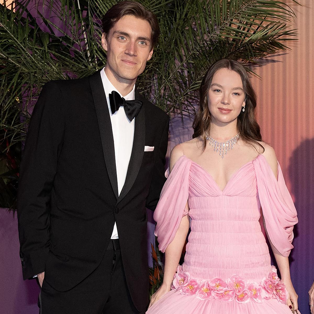Alexandra de Hannover y Ben-Sylvester Strautmann en el Baile de la Rosa.