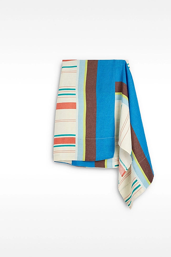 Falda estampada lino de Parfois.