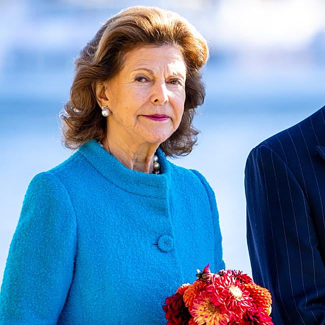 Kristine fue dama de compañía de la reina Silvia de Suecia.