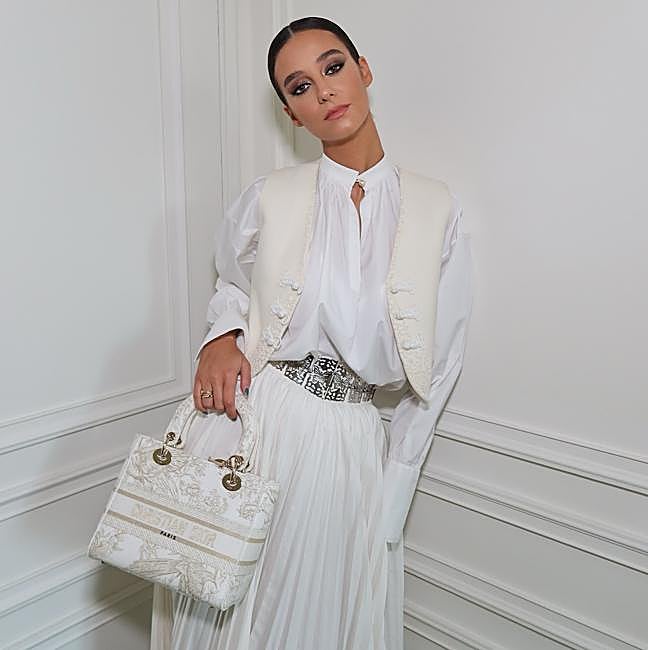 Victoria Federica en el desfile de Dior.
