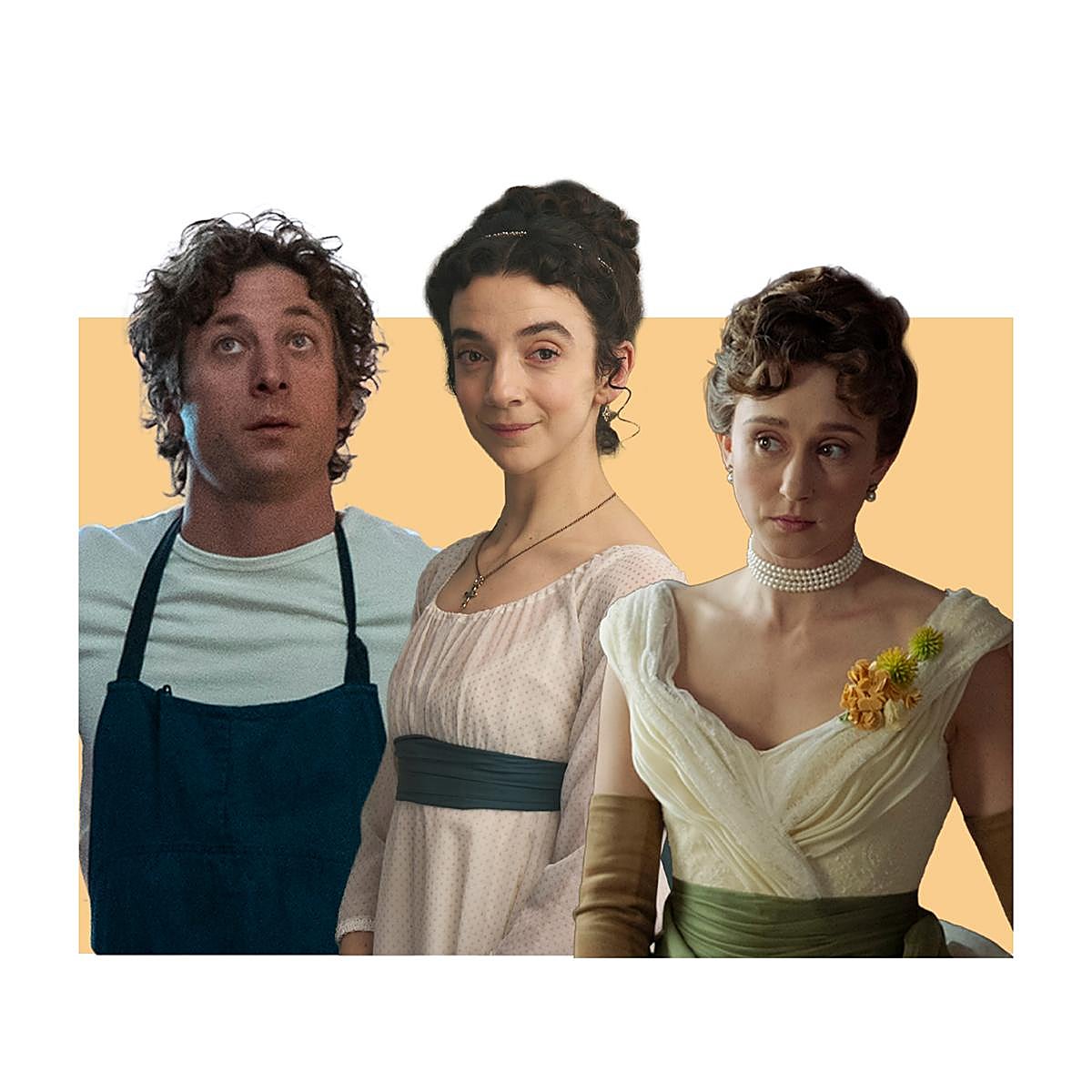 Jeremy Allen White, Patsy Ferran y Taissa Farmiga, tres de los intérpretes que aparecen en algunas de las series que tienes que ver en junio.