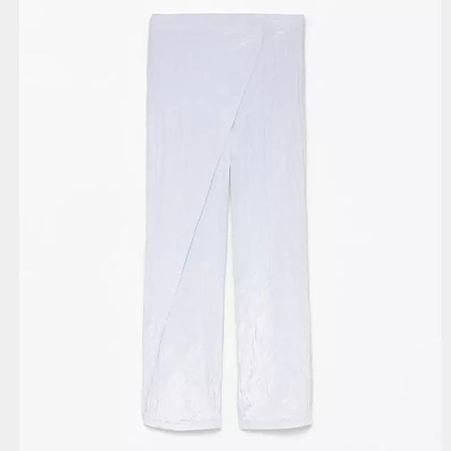 Pantalón pareo satinado arrugado (12,59e)