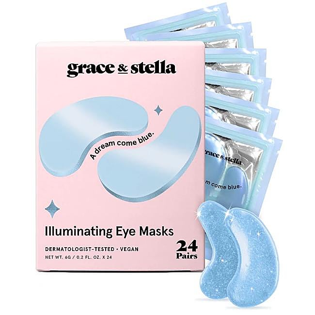 Illuminating blue eye masks de Grace & Stella. Precio: 9,95 euros