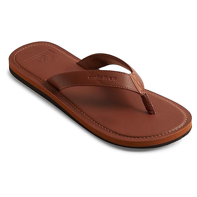 Chancla de hombre en marrón de Quicksilver.