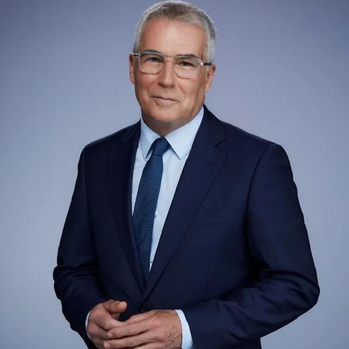 David Cantero en su etapa como presentador de Telecinco.