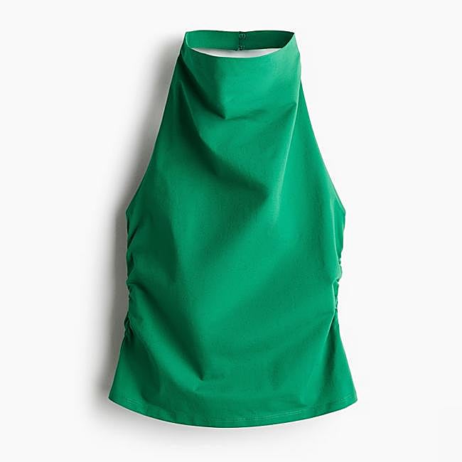 Top halter drapeado (9,99€)