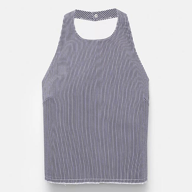 Top halter rayas (22,99€)