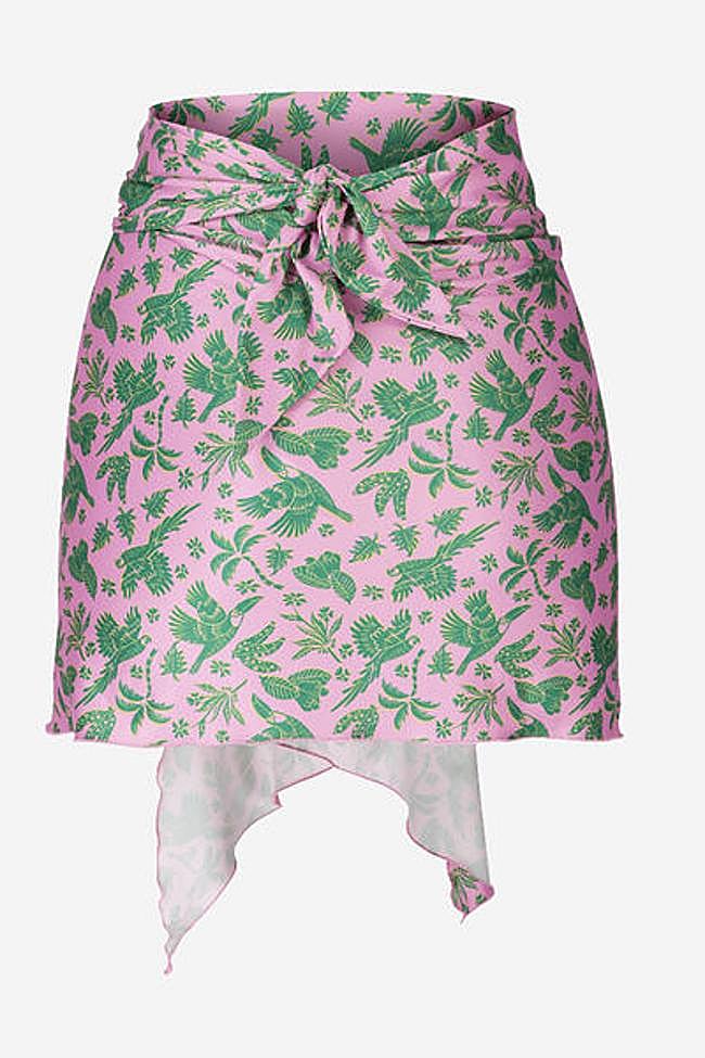 Falda pareo acabado satinado de Havaianas.