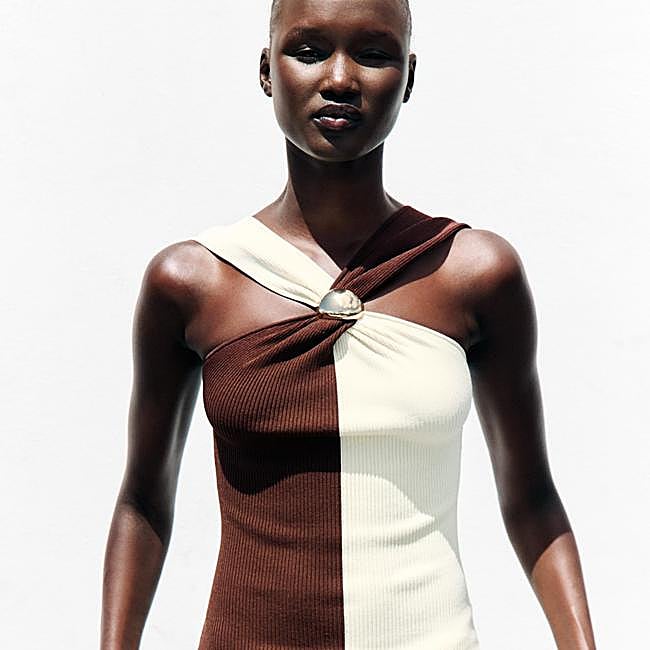 Top halter de Zara (22,99 euros)