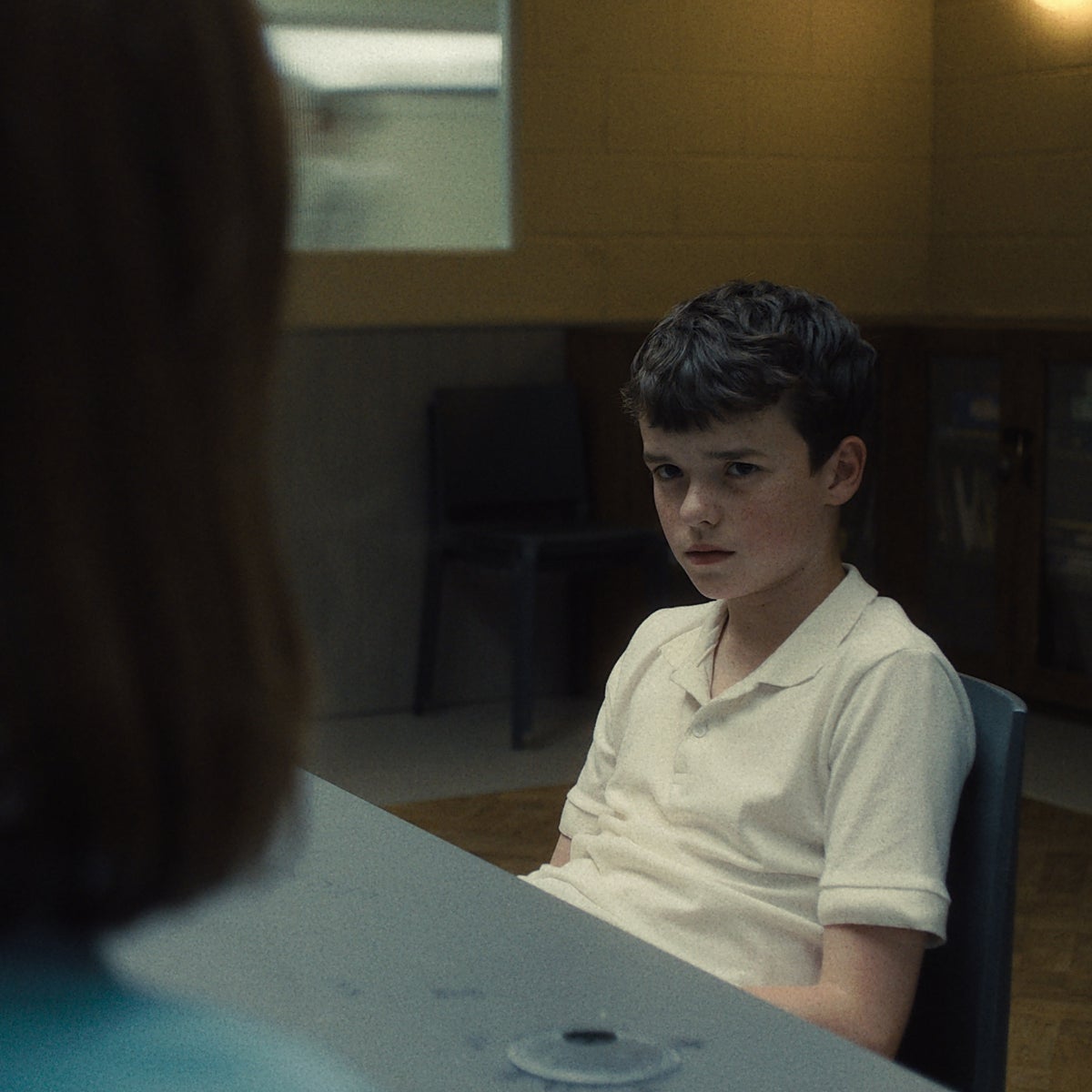 Owen Cooper como Jamie en una escena de Adolescencia.