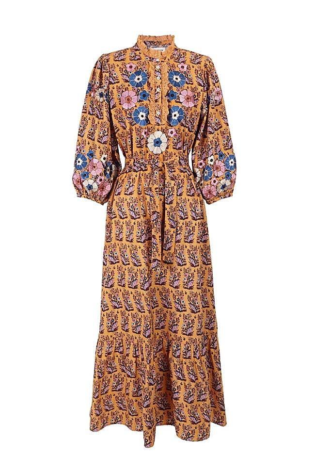 Vestido largo con estampado boho de Antik Batik (320 euros).