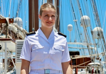 La princesa Leonor sigue con su formación marinera.