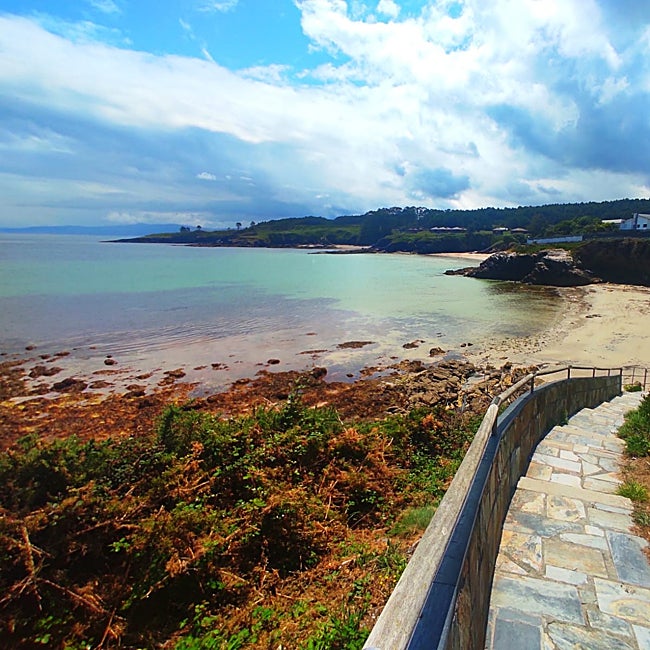 Una imagen del Sendero Azul Ruta del Litoral Burelés.