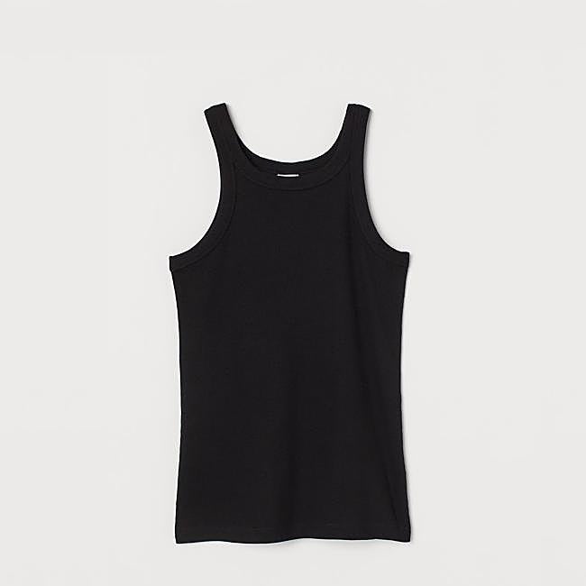 Camiseta lisa de tirantes