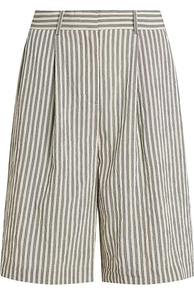 Bermuda de rayas marrones de Tommy Hilfiger, 129,90 euros.