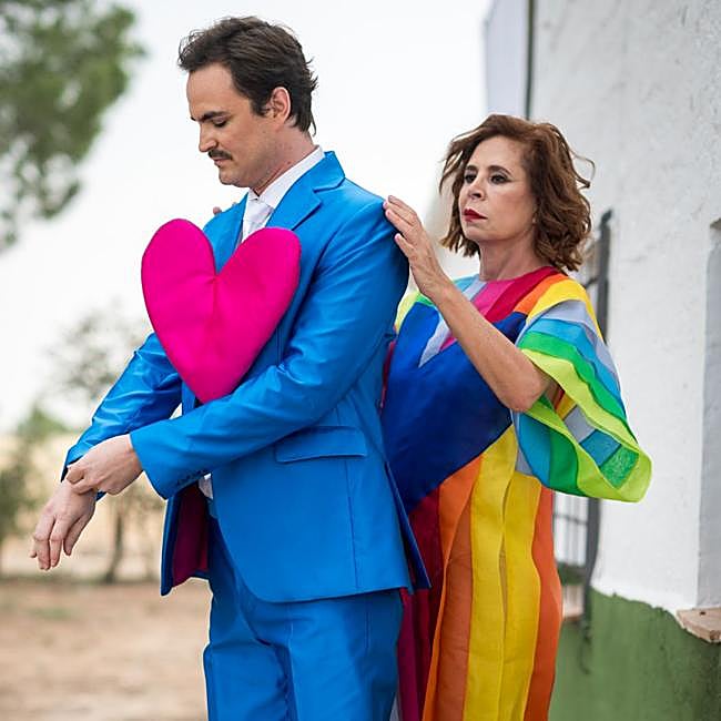 Ágatha Ruiz de la Prada, muy cómplice con Fede Arias.