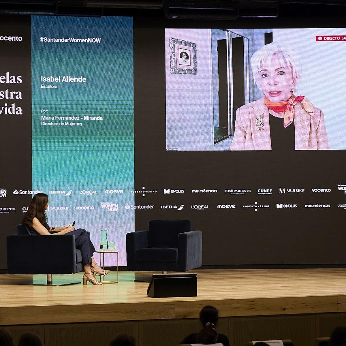 María Fernández-Miranda, directora de Mujerhoy, ha entrevistado por videoconferencia a Isabel Allende.