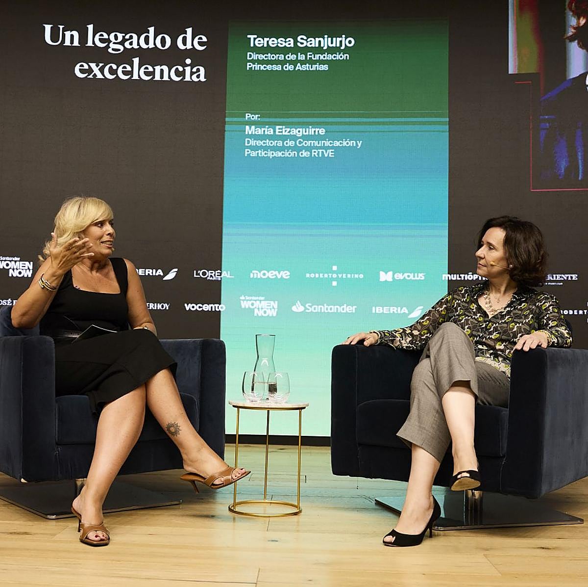 María Eizaguirre, directora de Comunicación y Participación de RTVE, ha entrevistado a Teresa Sanjurjo, directora de la Fundación Princesa de Asturias.