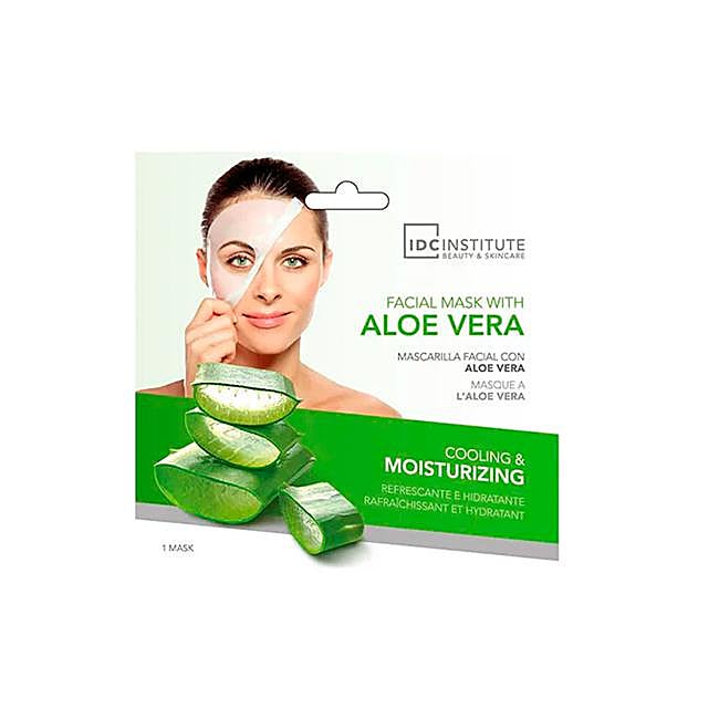 Mascarilla calmante con aloe vera de IDC Institute.