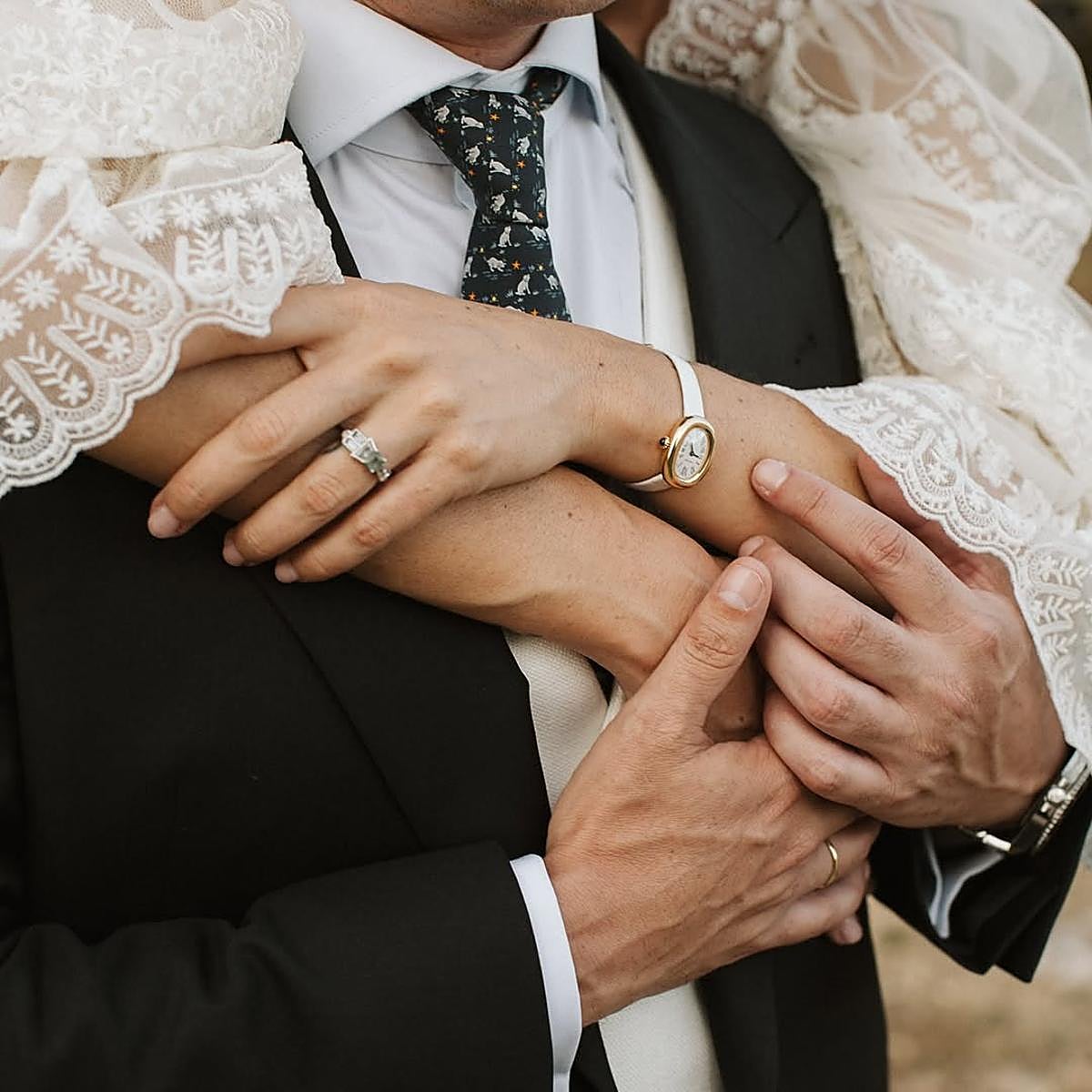 Joyas para novia modernas.