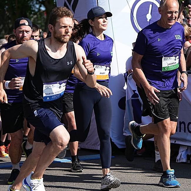 La reina Mary de Dinamarca es ya habitual de la llamada 'Royal Run' que se celebra cada mayo en Copenhague.