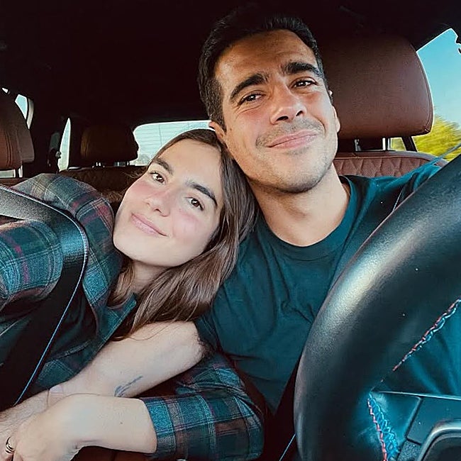 Blanca y Alberto compartiendo su amor en redes sociales.