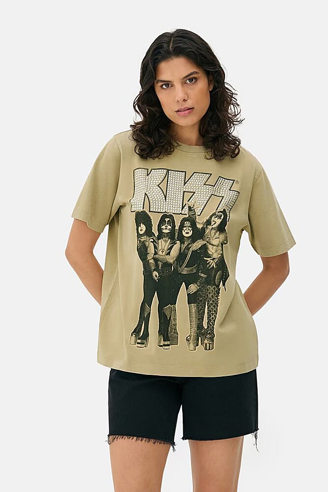 Camiseta grupo Kiss.