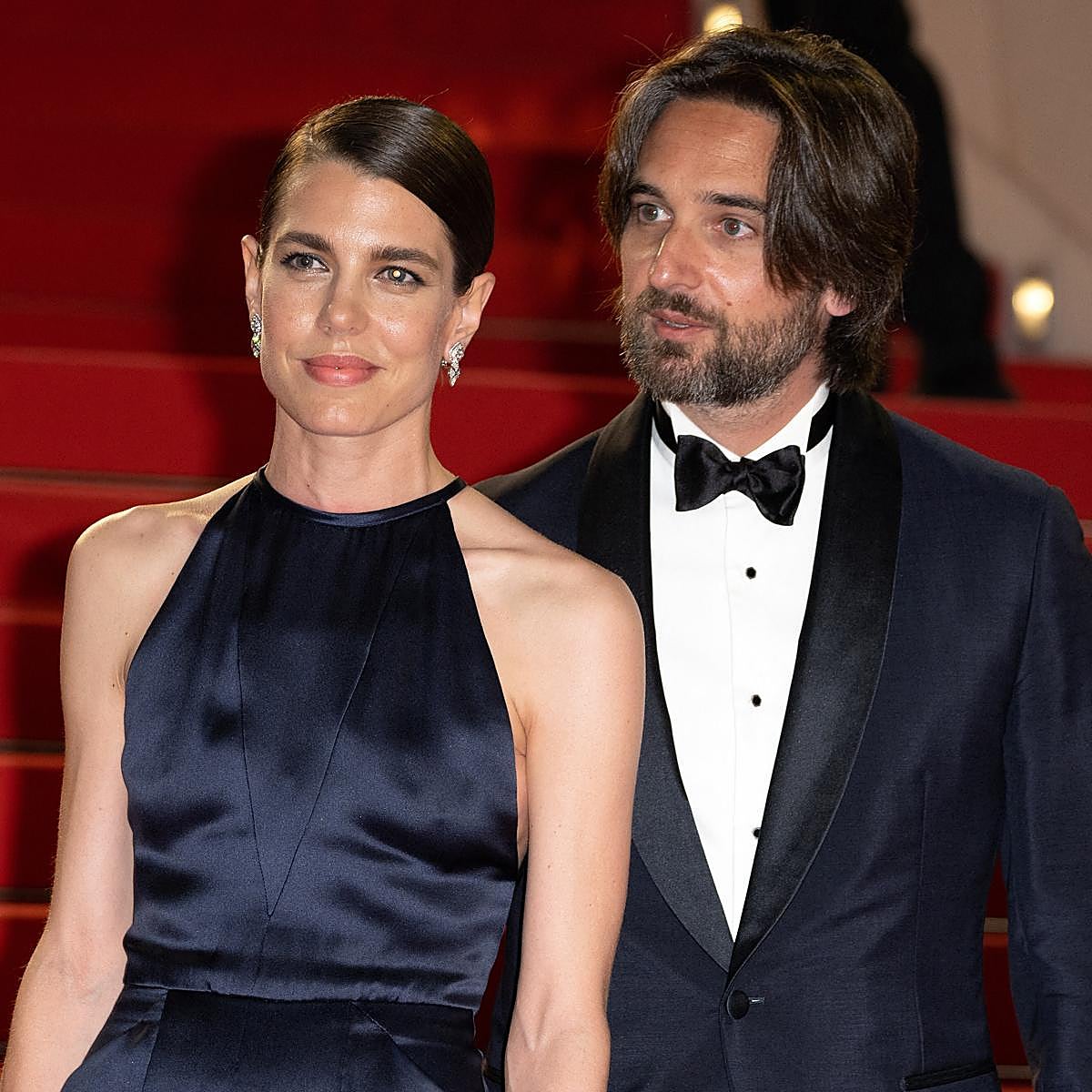 Carlota Casiraghi y Dimitri Rassam en la alfombra roja del Festival de Cannes, en 2022.