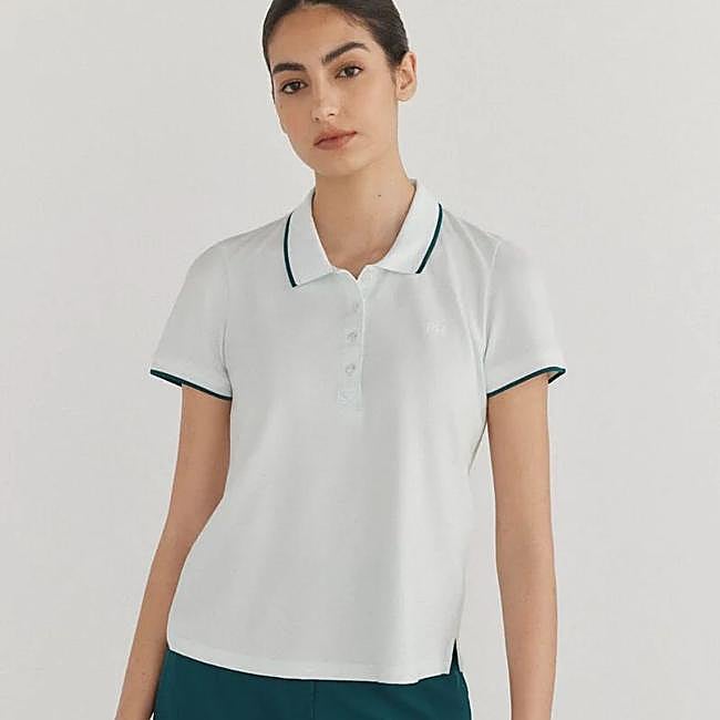 Polo con ribetes a contraste