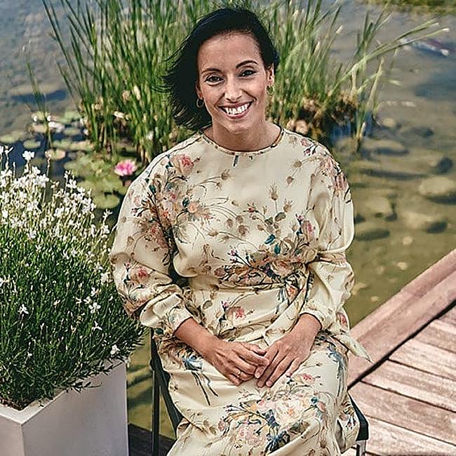 La nadadora Teresa Perales en una sesión de fotos para esta revista.